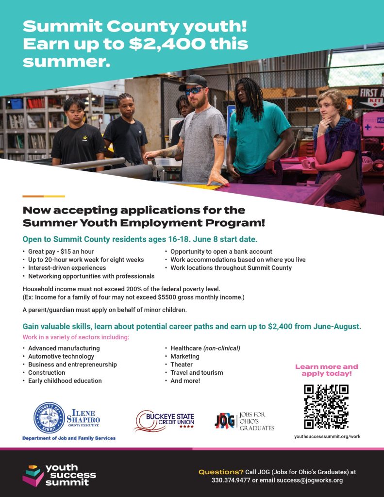 County Executive encourages teens to apply for Summer Youth Employment Program