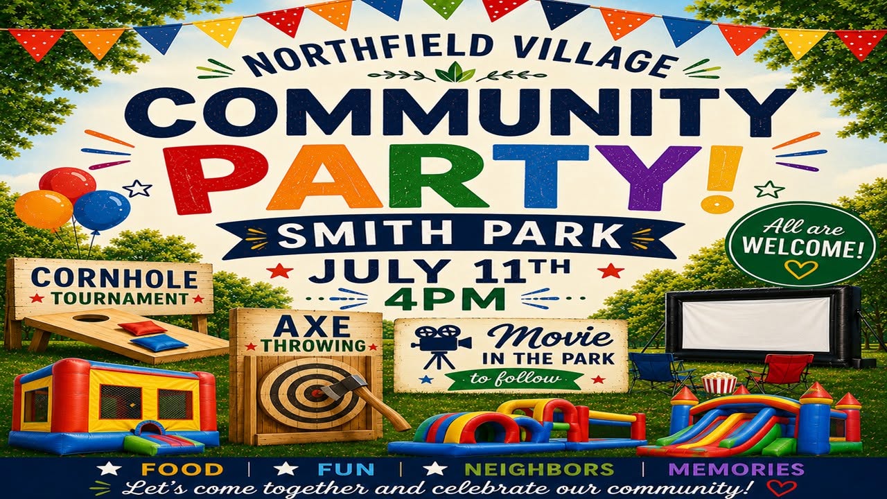 Community Party: Pre-Registration Details for the Cornhole Tournament, Axe Throwing, and Outdoor Movie
