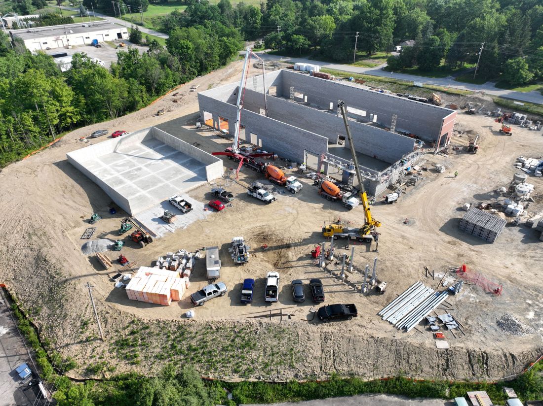 Macedonia’s New Service Building Is Taking Shape on Valley View