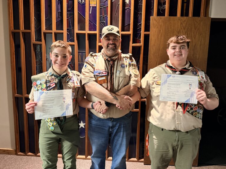 Northfield Center Celebrates Eagle Scouts Owen and Cooper McRitchie