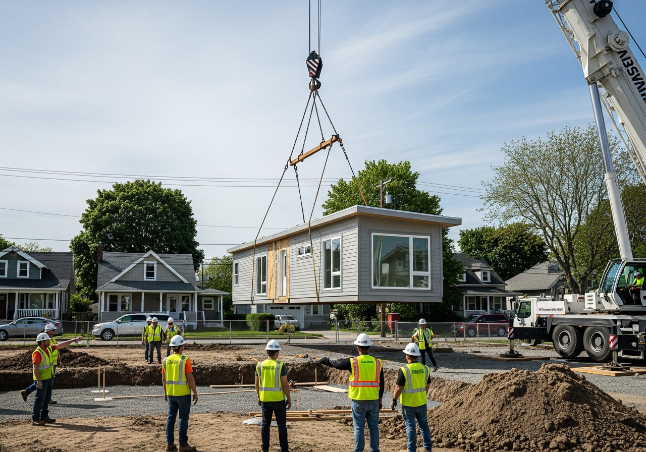 Welcome Home Ohio: First 3 Modular Homes Targeting May Completion