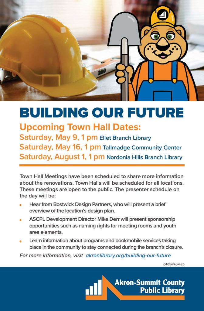 Nordonia Hills Branch Library Upcoming Construction and Closure