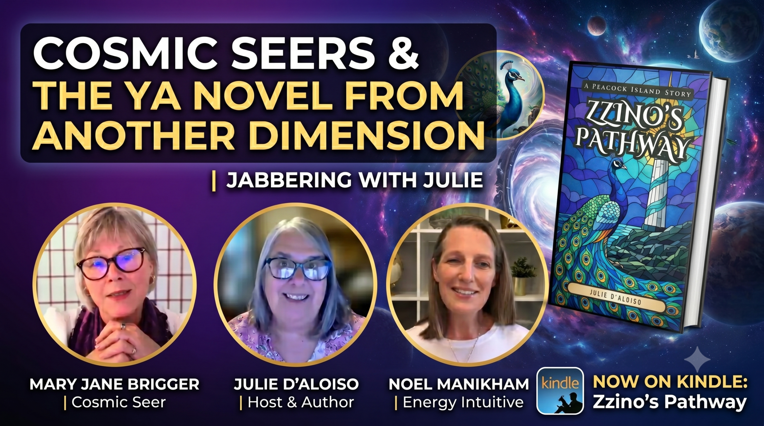 Local Author Explores Cosmic Realms on ‘Jabbering With Julie’