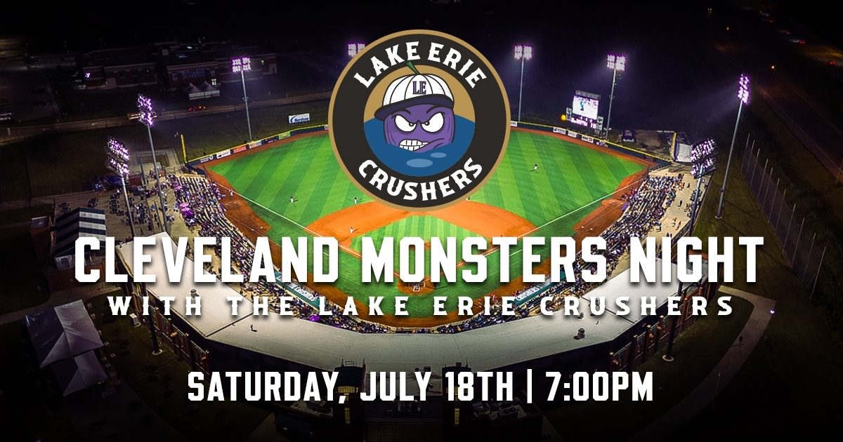 Cleveland Monsters Night Brings Specialty Jerseys, Dollar Dogs, and Fireworks to Lake Erie Crushers