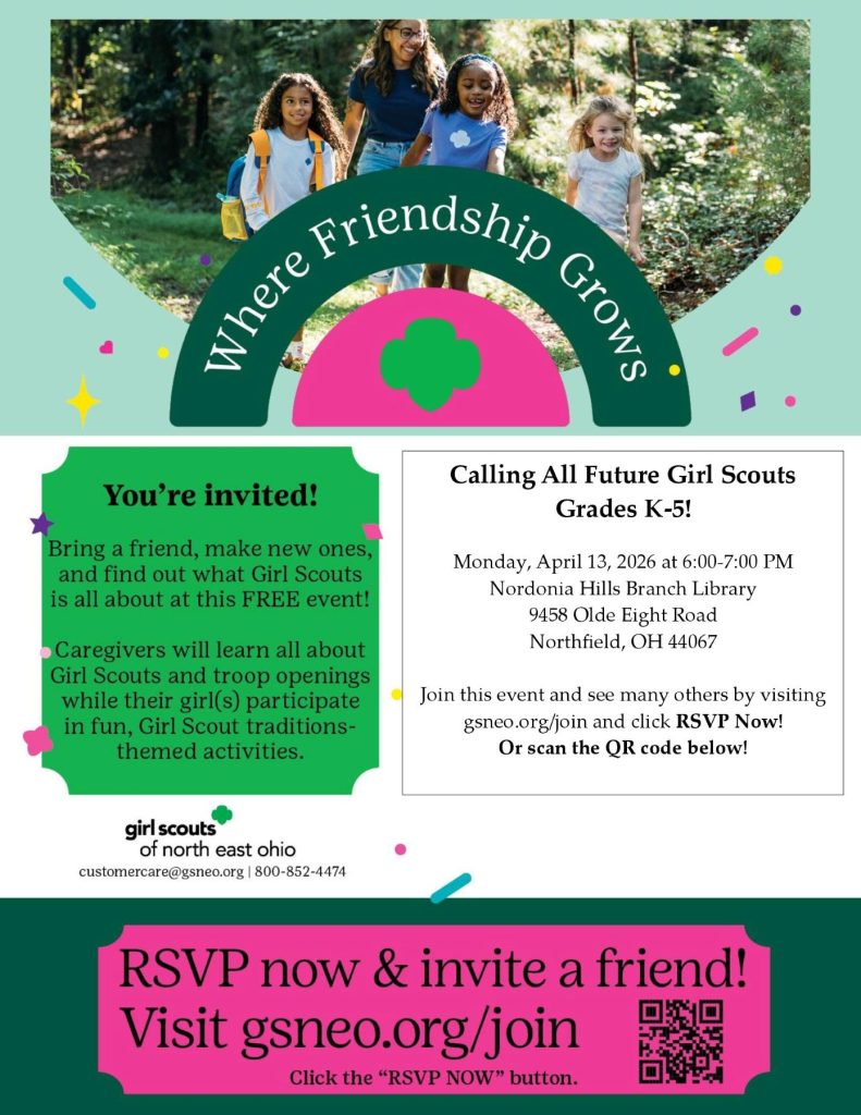 Recruitment Event: New Friendships, Girl Scout Traditions, and Membership Information